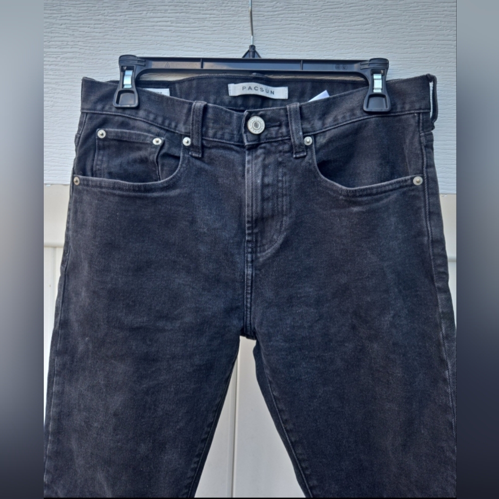 PacSun Men's Dark Gray Skinny Jeans